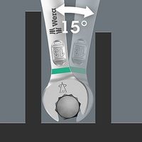 エスコ 18本組 コンビネーションレンチ(ボトルオープナー付) EA612WH-21 1セット（直送品）