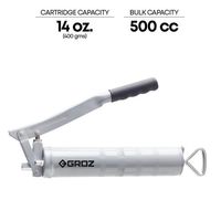 エスコ 500ml グリースポンプ EA991CD-21 1セット(3個)（直送品）