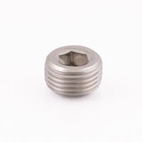 エスコ R3/8” 沈みプラグ(ステンレス製) EA141AD-253 1セット(11個)（直送品）