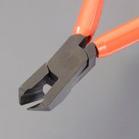 エスコ 100mm 斜ニッパー(ラウンド刃) EA536DJ-10 1セット(2丁)（直送品）