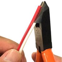 エスコ 150mm 斜ニッパー(ラウンド刃) EA536DJ-15 1セット(2丁)（直送品）