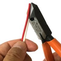 エスコ 175mm 斜ニッパー(ラウンド刃) EA536DJ-17 1セット(2丁)（直送品）