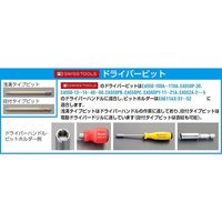 エスコ 10本組/T 1ーT10 [TORX]ドライバービット EA611PG-100 1セット（直送品）
