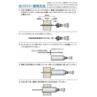 エスコ 320mm [スーパーメタルコアドリル用]ガイドバー EA820DE-3 1セット(4個)（直送品）