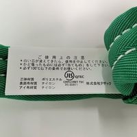 エスコ 55mmx3.0m/2.0ton ベルトスリング(ナイロン・ソフト) EA981RD-3A 1本（直送品）