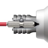 エスコ #1x100mm 細軸ドライバービット(ショート防止カバー付) EA813A-124 1セット(9本)（直送品）