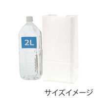 シモジマ マチあり紙袋 角底袋 No.8 白無地 Eタイプ 4547432457225 1セット(1袋(100枚)×10)
