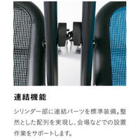 【軒先渡し】SANKEI CF11 折りたたみ椅子 ブルー CF11-MZ-BL 1脚（直送品）