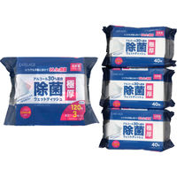 Life-do.Plus CARELAGE極厚アルコール除菌ウェットティッシュ40枚×3P 944966 1個