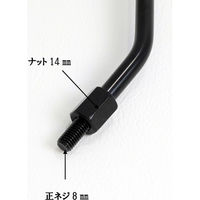 ALBA バックミラー/スクーター用楕円/ 正ネジ8mm 左右セット 101-001 1箱（直送品）