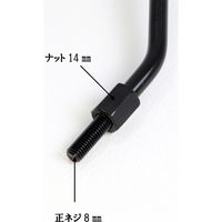 ALBA バックミラー/スクーター用楕円/ 正ネジ8mm 右2本セット 101-003 1箱（直送品）