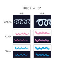 清原 布用おなまえマーカー 細字 ホワイト SUN61-04 1袋