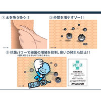 山崎産業 SUSU抗菌 織モールタオル ブルー 4903180202003 1袋(1枚)（直送品）