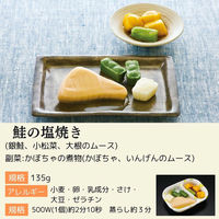介護食 冷凍食品  マルハニチロ やさしいおかずセット朝のムース食 鮭の塩焼き 135g 1個（直送品）