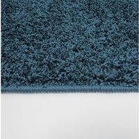 モリイコ ウォッシャブルシャギーラグ(ネイビー) 24191558 1個（直送品）