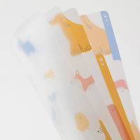 デザインフィル 3ポケットクリアホルダー A4 イヌ柄 35480006 1セット(1冊×5)