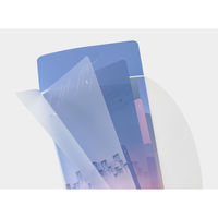 デザインフィル 3ポケットクリアホルダー A5スリム フラップ付き シティポップ柄 35560006 1セット(1冊×5)