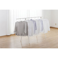 アイリスオーヤマ ふとん干しスタンドタイプ ワイド ホワイト FSA-120SR 1台