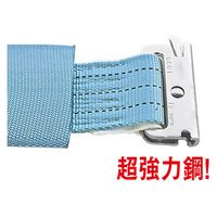 パーマンコーポレーション ベルト荷締機ラッシングベルトJIS巾50固定0.5m巻取2.5mEクリップ 6479402000 1個（直送品）