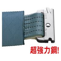 パーマンコーポレーション ベルト荷締機ラッシングベルトJIS巾50固定1m巻取2.5mEクリップ 6479702000 1個（直送品）