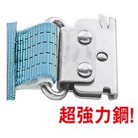 パーマンコーポレーション ベルト荷締機ラッシングベルトJIS巾50固定1m巻取2.5mEクリップ 6479714000 1個（直送品）