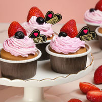 天満紙器 ケーキトレー CR-32 カールカップ(茶) 2690051 1ケース(2000個(100個×20)（直送品）