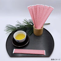 九州紙工 割箸 和柄完封箸麻葉模様 WK-9 1ケース(2000個(100個×20)（直送品）