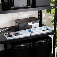 JEJアステージ オールインボックスダブルトレー スモーク 1個