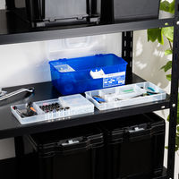 JEJアステージ オールインボックスダブルトレー ブルー 1個