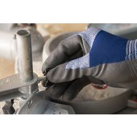 【ウレタン背抜き手袋】 ショーワグローブ No.264 マイクログリップ ウレタンネイビー Mサイズ No.264-M 1双