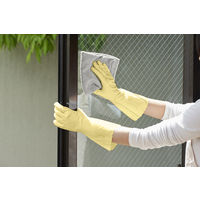 【ビニール手袋】 ショーワグローブ ナイスハンドDAYS Mサイズ ミモザイエロー NHDAYS-MY 1双