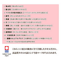 林 バスタオル 今治 ラウンドリーフ 2枚セット ブルー(青) BN204301 1セット(2枚入)（直送品）