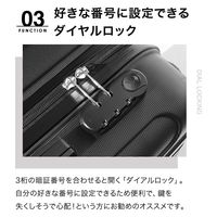 TABI LIGHT WEIGHT CONVEX CONCAVE スーツケース SMLスリーサイズセット NAVY BB015-2 1式（直送品）