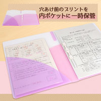 プラス Pasty2穴ワンタッチスライドF RP 98852 1冊