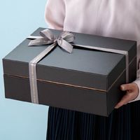 ヘッズ クラシカルライン二段貼箱-XL(4個) CLI-HBXL 1セット(3パック×4個)（直送品）