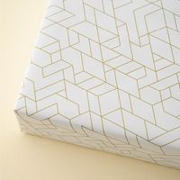 ヘッズ フォーマルパターン包装紙/ゴールド-1(50枚) FPT-1W 1セット(10パック×50枚)（直送品）