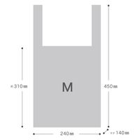 ヘッズ 和スタイルレジバッグ-M(100枚) WAS-M 1セット(40パック×100（直送品）