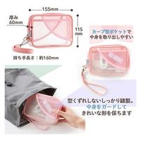 プラス Pasty ガジェットポーチ PK FL-220CA 1個（直送品）