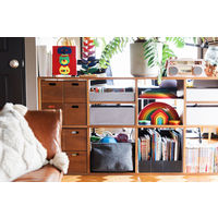 吉川国工業所 タイディアップボックス T3725（ボックストレー） グレー TD-06_Gy 1個