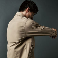 TS DESIGN エコハイブリッドダブルクロスコーチジャケット ベージュ 6L 4617-15-6L 1着（直送品）