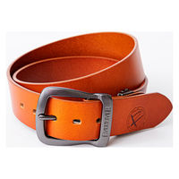 イーブンリバー RB-02-02-F レザーベルト カーキ F 1本（直送品）