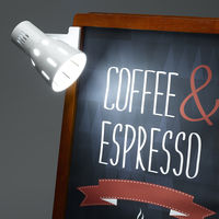 LEDクリップライト 昼光色 USBクリップライト ホワイト YAZAWA CLLE06D08WH 1個