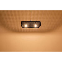メルクロス RATTAN PENGANT LAMP 2BULB BK 003397 1個（直送品）