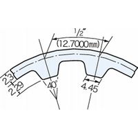 三ツ星ベルト タイミングベルト H形(クロロプレンゴム) 770H150 1個（直送品）