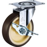 ハンマーキャスター ハンマーキャスター(平付けプレート) 420E・415E 415EーUR100 1セット(2個)（直送品）