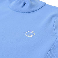 クアトロ 選べるカラー・ポリニットトップス　SAX　M M3474 1点（直送品）