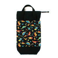 コッカ シューズケース 恐竜（黒） CS-1277 1A 1個