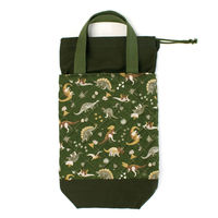 コッカ シューズケース 恐竜（緑） CS-1281 1A 1個