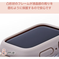 アップルウォッチカバー [40mm] バンパー ハード ラバーコート グレージュ AW-23EBPPRGB エレコム 1個（直送品）