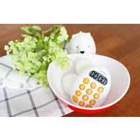 ドリテック　たまご型　10キータイマー　ホワイト　T-608WT　キッチンタイマー　デジタル　1個